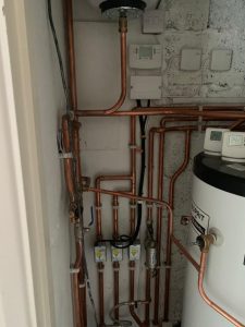 cylinder and pipe work